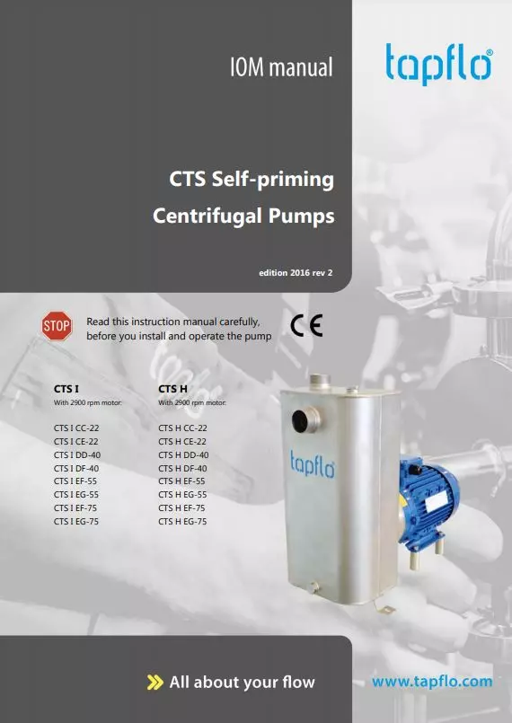 Manual CTS Centrifugal pump
